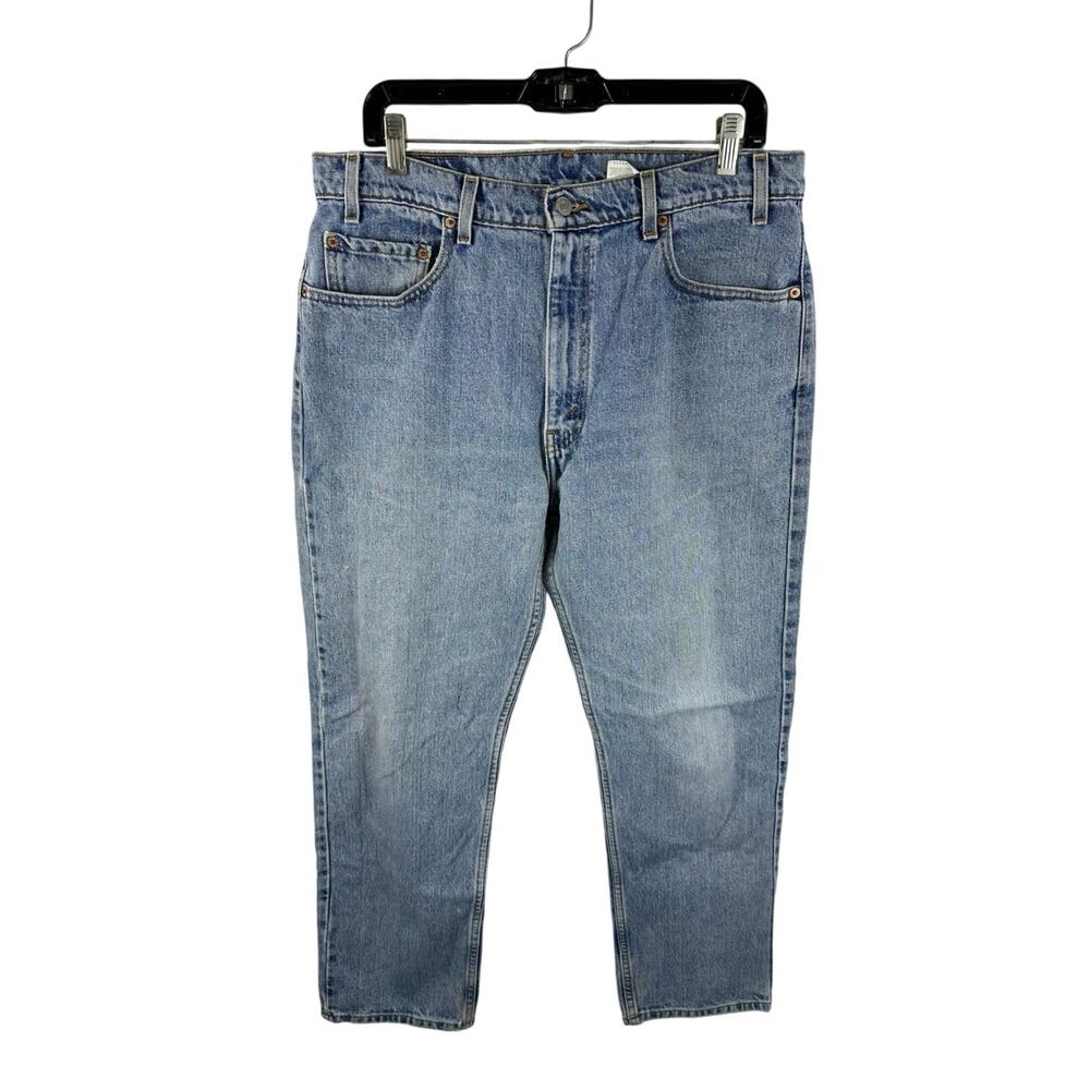 VIntage Levis 1998 505 Regular Fit Straight Leg Jeans Fits Sz 34x30 Lighter Wash